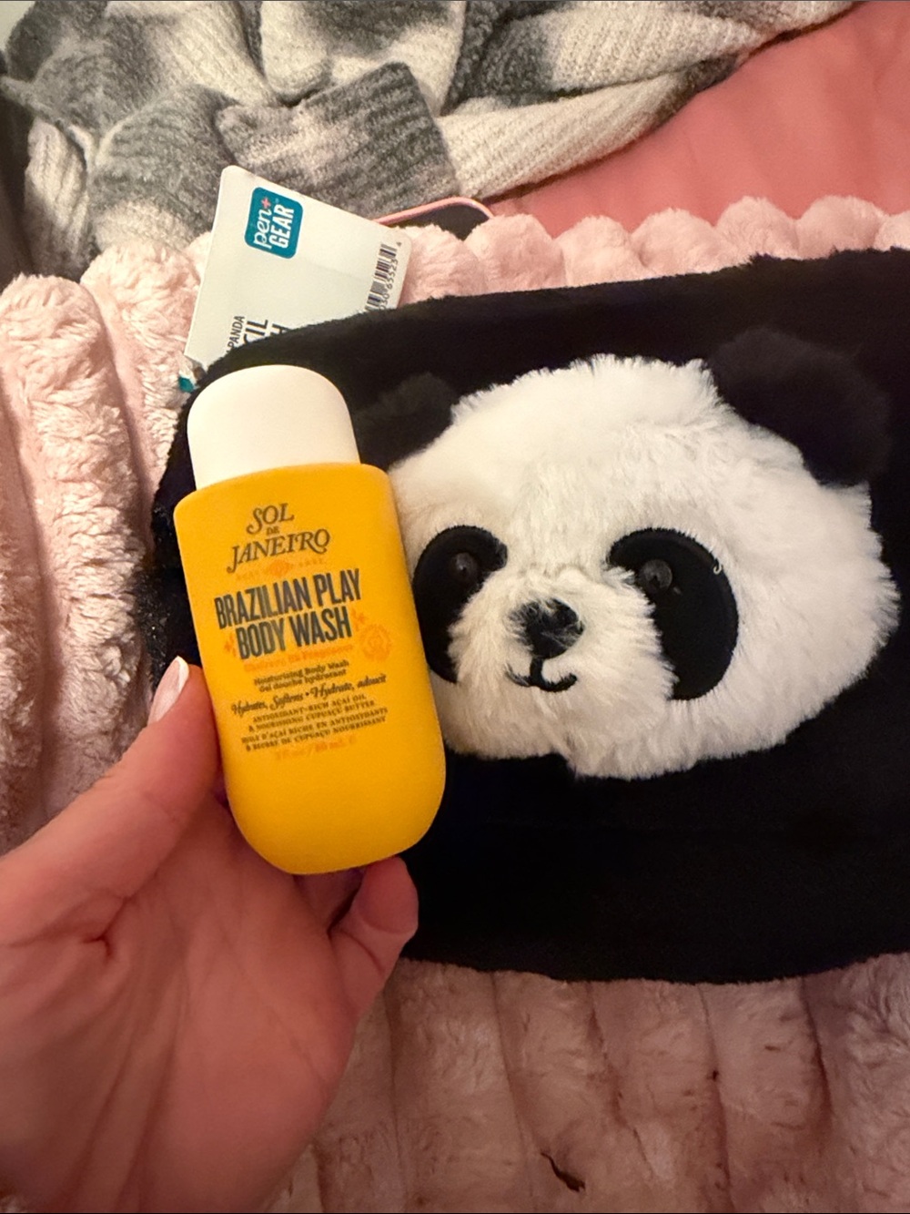 Sol de Janeiro Brazilian new seal Body Wash - NWT Panda pencil/beauty box 2fer